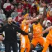 Michigan Wolverines and Tennessee Volunteers play in Elite 8