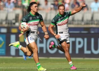 NRL: Canberra Raiders hold off South Sydney Rabbitohs fightback to claim 36-34 win at Optus Stadium