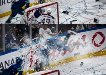 Filip Chytil was hurt in a collision with a referee in a terrifying scenario in Vancouver