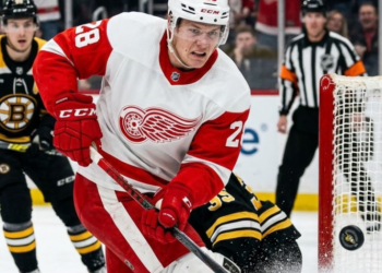 Top prospects for the Red Wings are vying for the final roster.