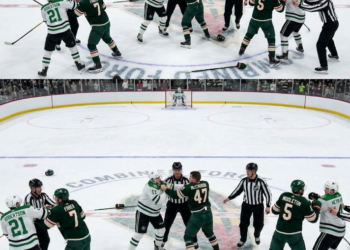 During the preseason, the Stars and Wild are engaged in fierce competition