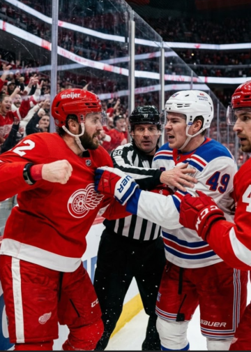 Opening day loss for Red Wings vs Rangers draws fan ire