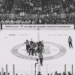 Players clash at center ice after Rangers score, sparking mayhem