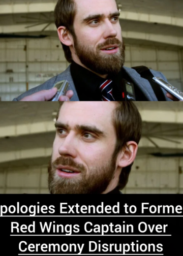 Former Red Wings Captain Receives Extended Apologies for Ceremony Disturbances