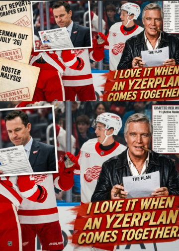 Yzerman’s efforts are evident in the Red Wings roster
